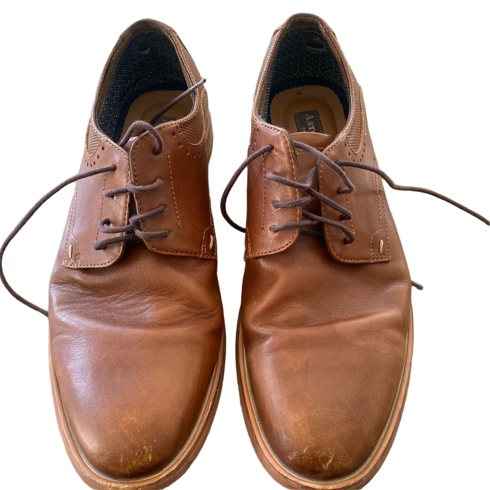 Aston Grey Dress shoes Men size